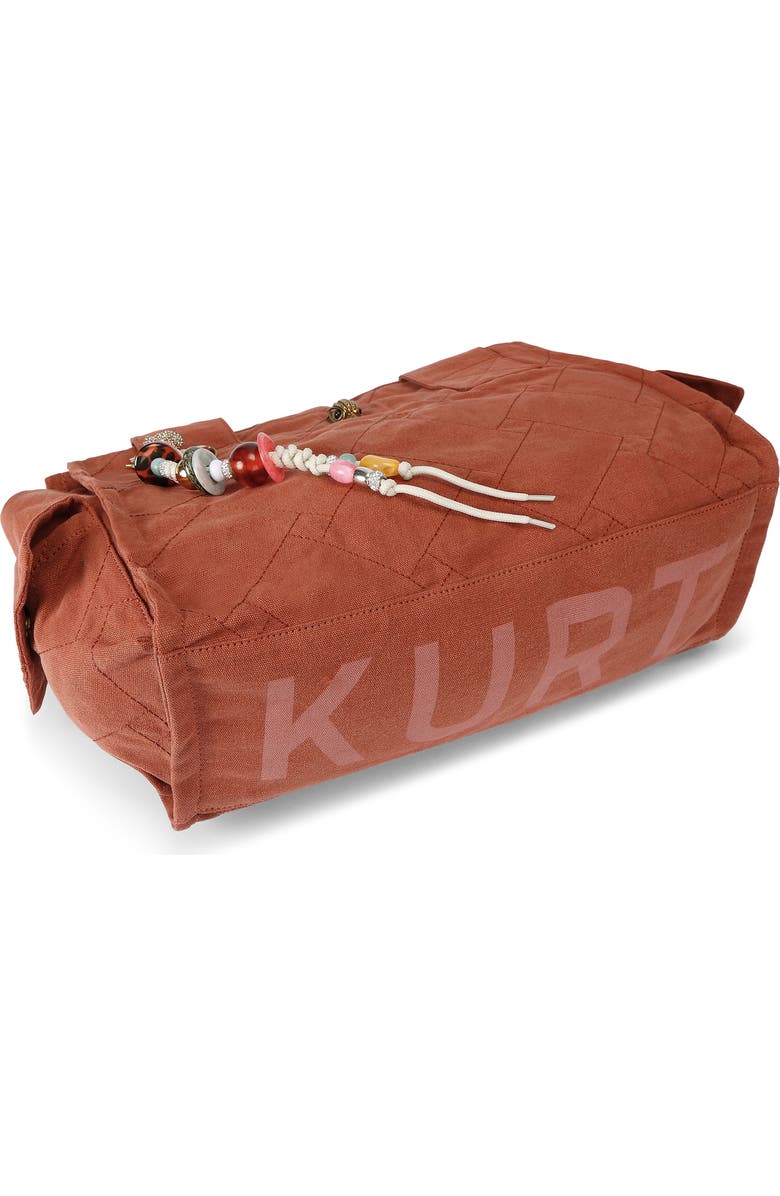 Kurt Geiger London Celia Canvas Tote, Alternate, color, Rust