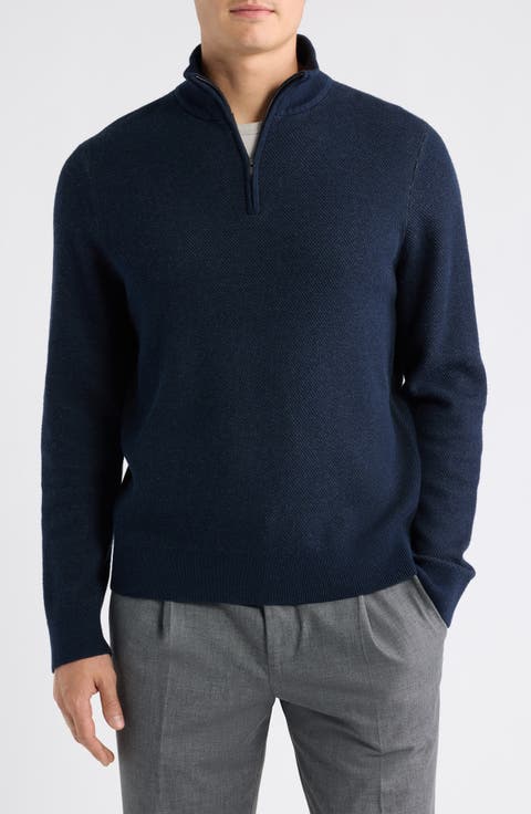 Cotton & Wool Jacquard Pullover