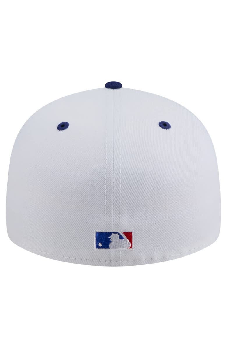 New Era Men's New Era Jackie Robinson White Brooklyn Dodgers 59FIFTY Fitted Hat, Alternate, color,