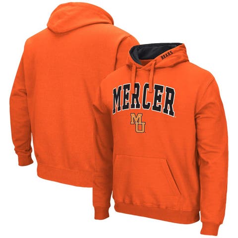 Men's Colosseum Orange Mercer Bears Isle Pullover Hoodie