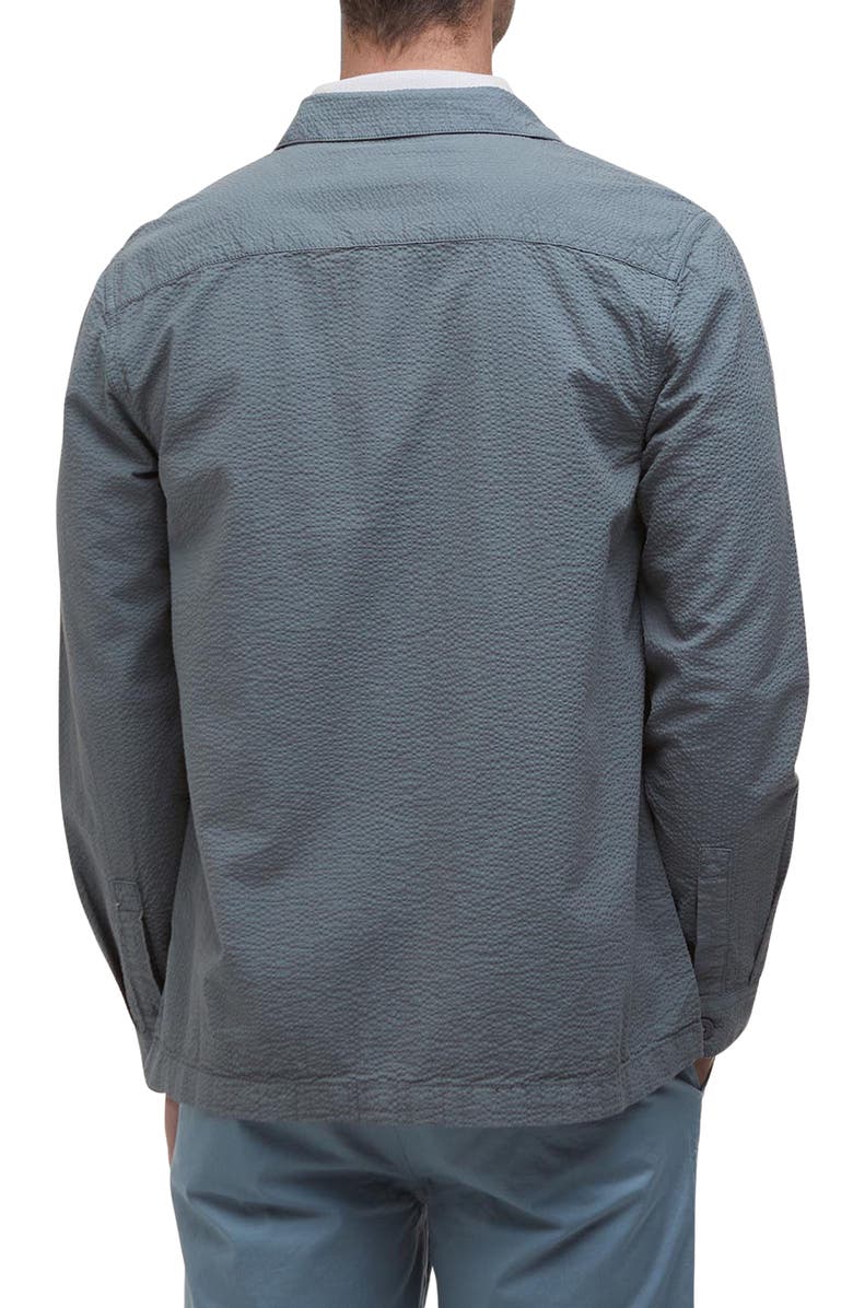 Barbour Callercove Cotton Seersucker Button-Up overshirt, Alternate, color, 