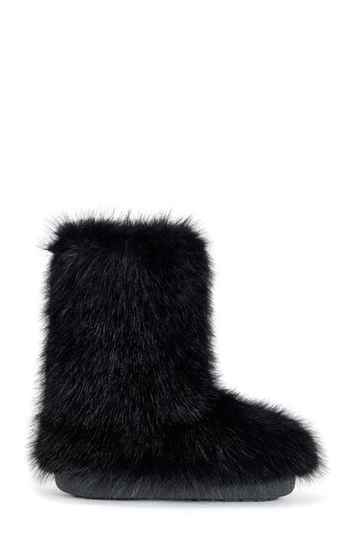 Azalea Wang Dipa Faux Fur Bootie In Black