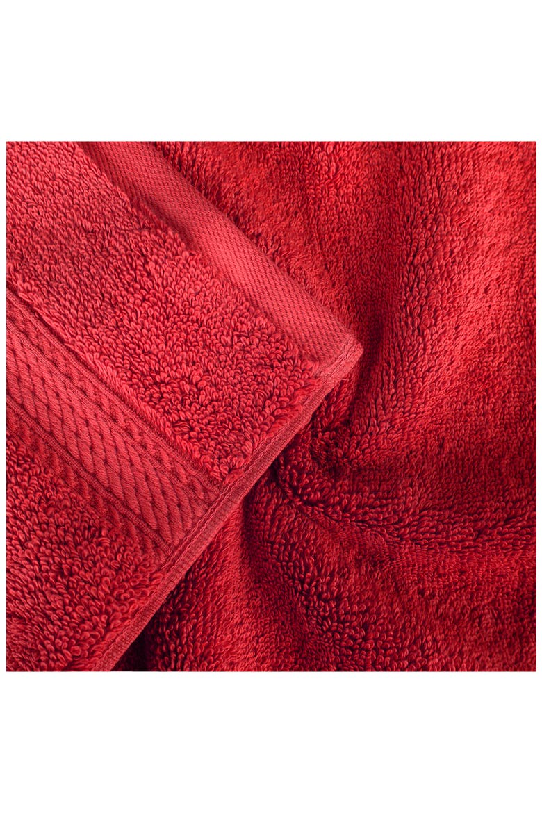 Egyptian Cotton 9-Piece Towel Set, Alternate, color, RED
