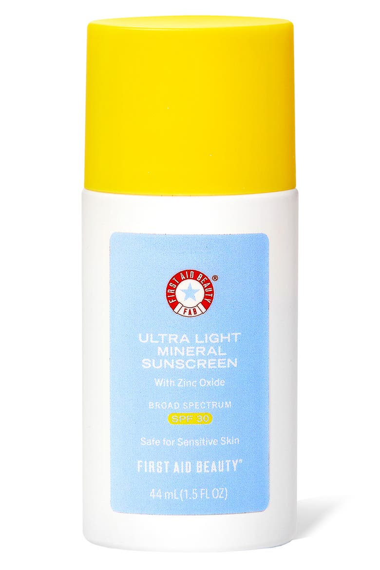 Ultra Light Liquid Mineral Sunscreen with Zinc Oxide SPF 30, Main, color, NO COLOR