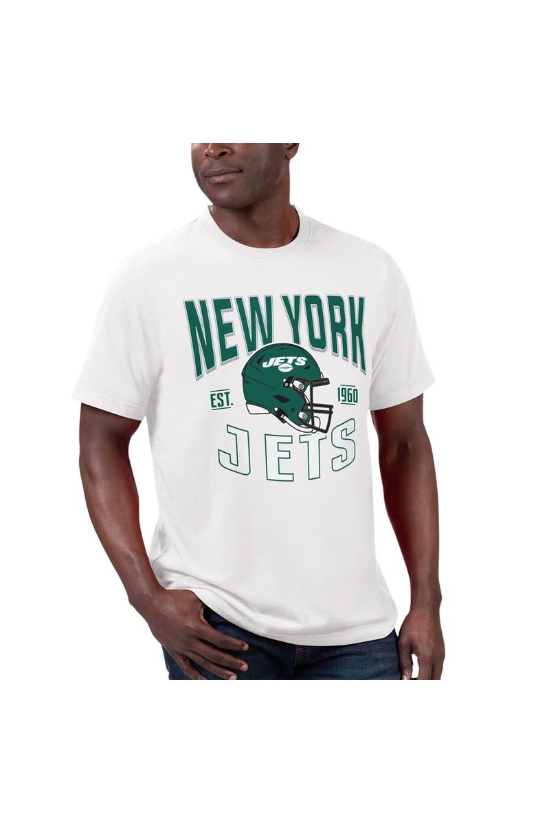 G-III SPORTS BY CARL BANKS Men's G-III Sports by Carl Banks Green/White New York Jets T-Shirt & Full-Zip Hoodie Combo Set, Alternate, color, 