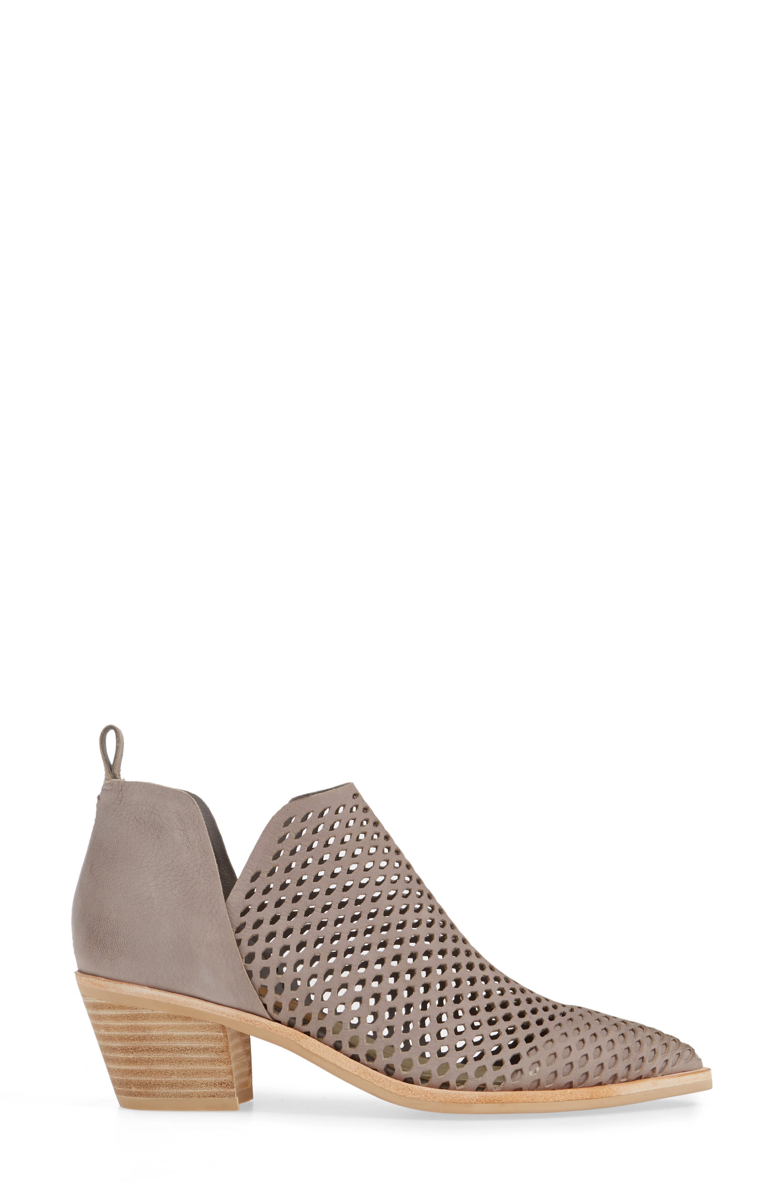 Sher Perforated Bootie, Alternate, color, GREY
