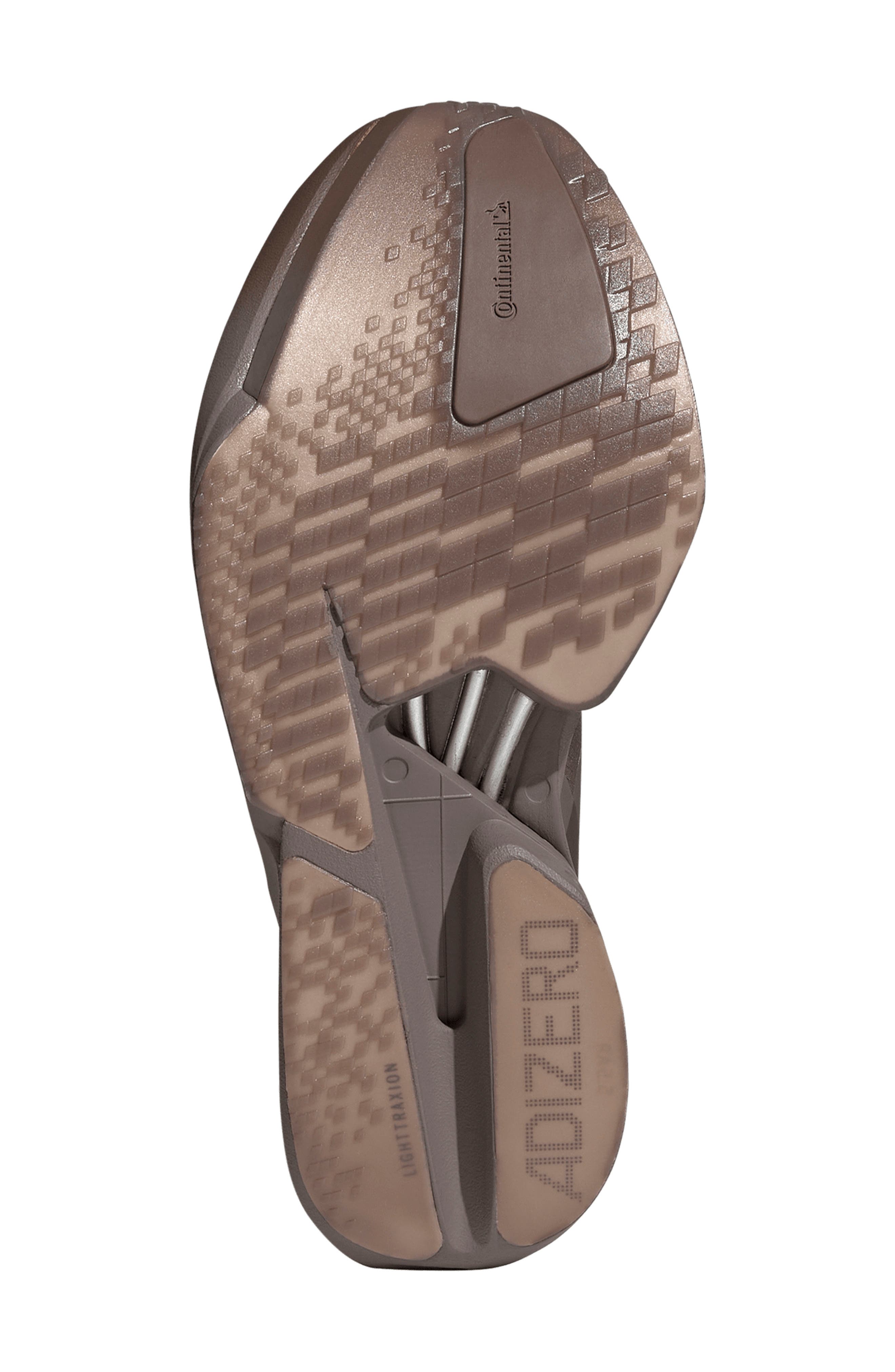Adizero Adios Pro 4 Racing Shoe, Alternate, color, TECH EARTH