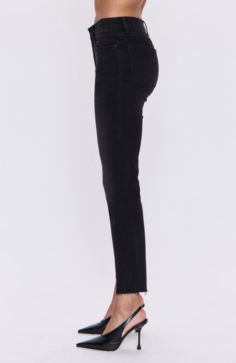 Lennon Raw Hem High Waist Crop Bootcut Jeans