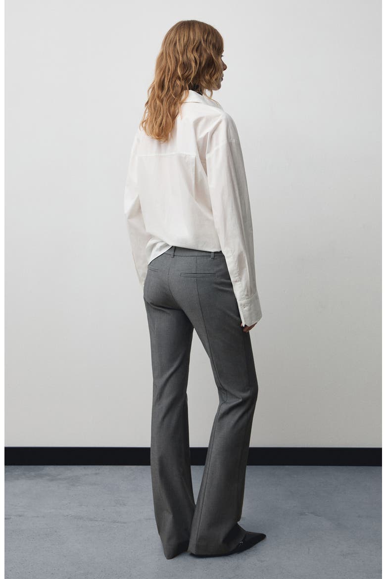 Mid Rise Flare Pants, Alternate, color, GREY
