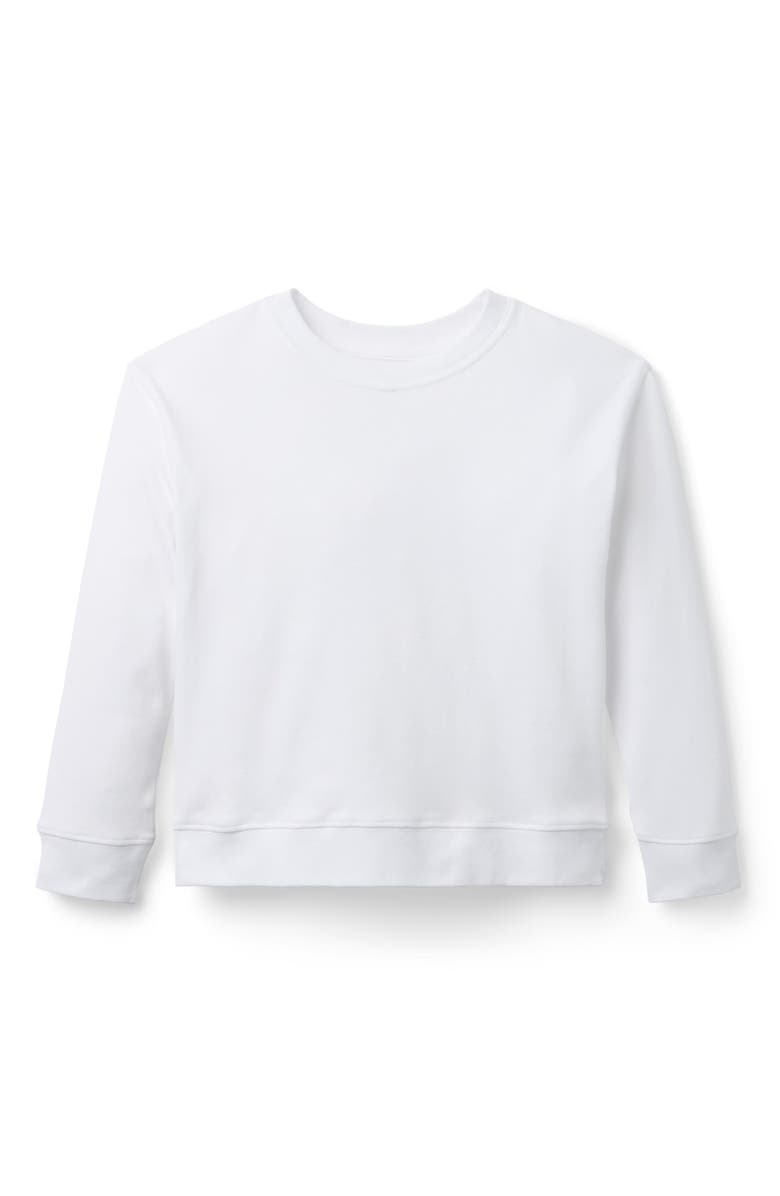 Little Paper Kids Lane Lightweight Pullover, Main, color, White