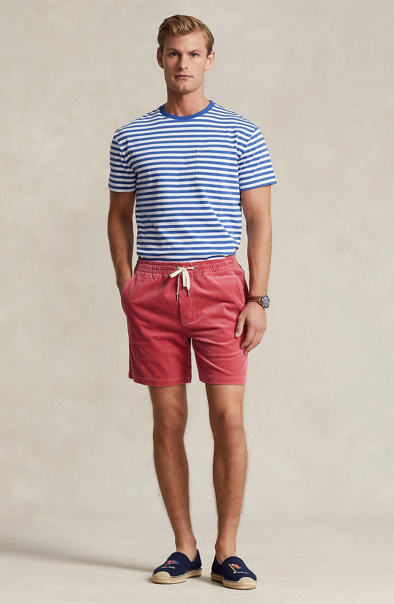 Polo Ralph Lauren 8 Wale Corduroy Drawstring Shorts, Alternate, color, 