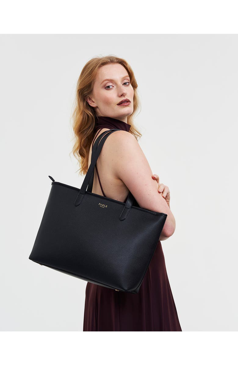 Fable England Laura Celestial Grab Tote, Alternate, color, Black