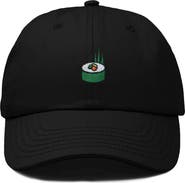 Dalix Sushi Roll Embroidered Dad Hat