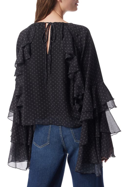 Do By Dee Ocleppo Jovanna Ruffle Top In Black