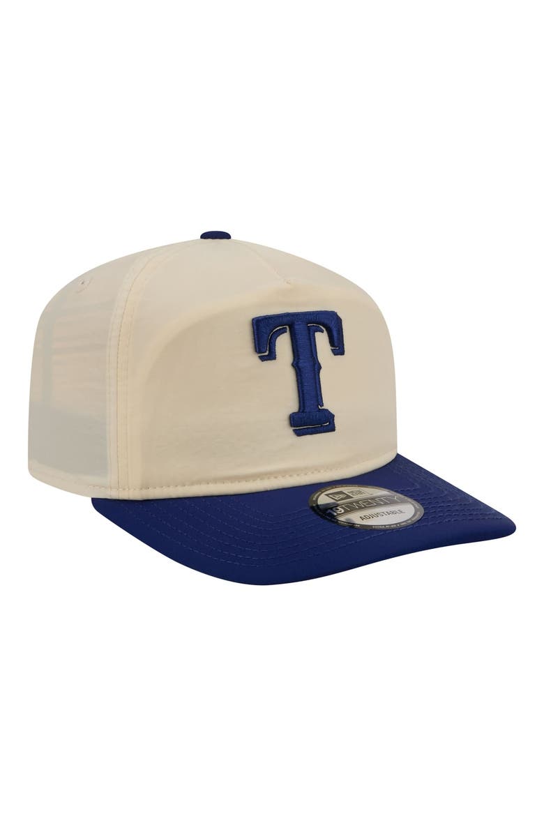 Men's New Era Cream/Royal Texas Rangers Everyday 19TWENTY Adjustable Hat, Alternate, color, Cream
