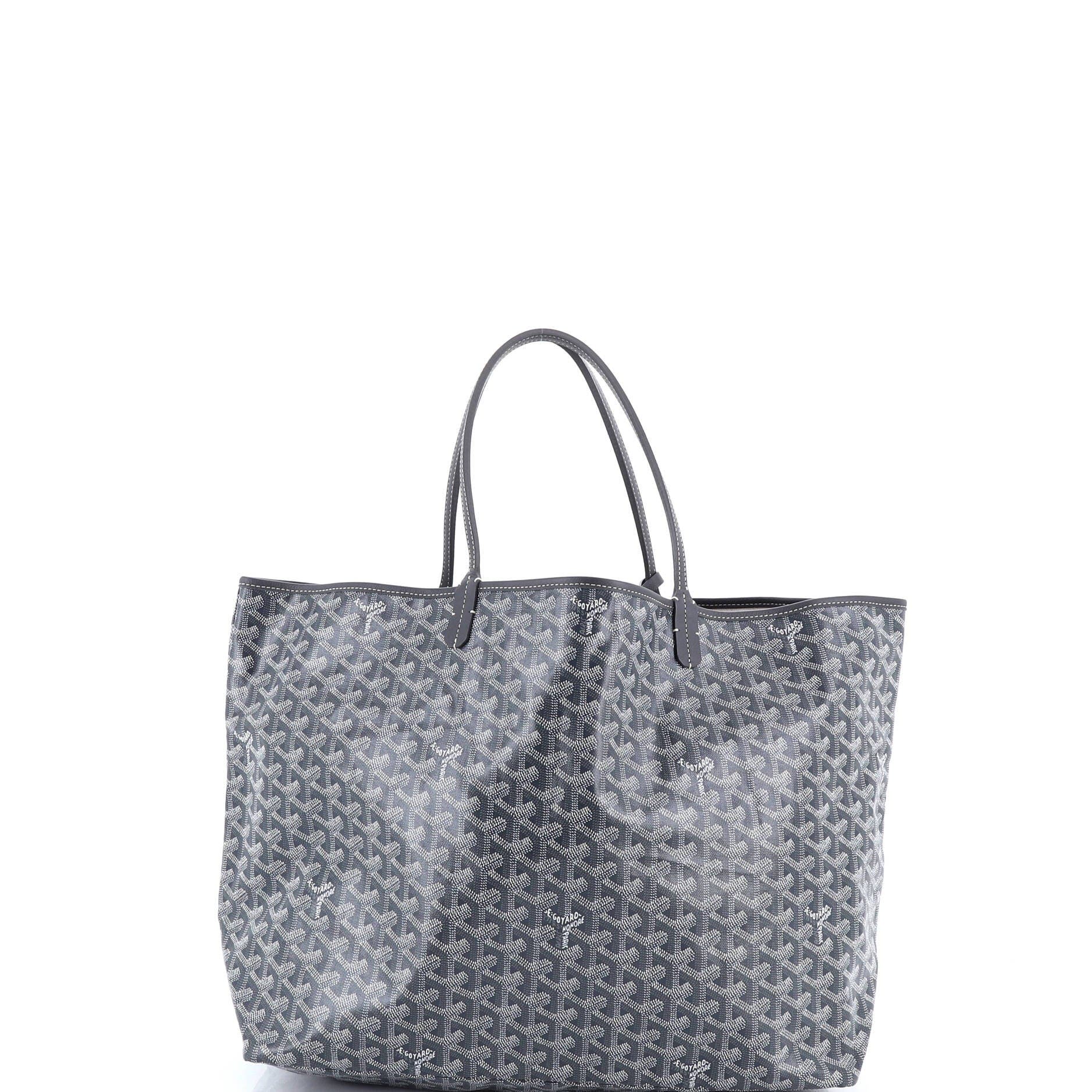 Pre-Owned Goyard Saint Louis Tote Coated Canvas GM, Alternate, color, Gray