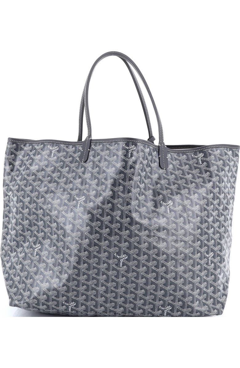 Pre-Owned Goyard Saint Louis Tote Coated Canvas GM, Alternate, color, Gray