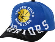 Mitchell & Ness Men's Mitchell & Ness Royal/Black Golden State Warriors Underarch Two-Tone Pro Crown Snapback Hat