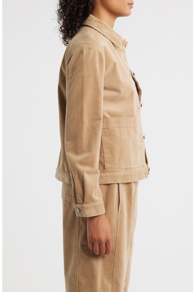 Corduroy Jacket, Alternate, color, BISCUIT
