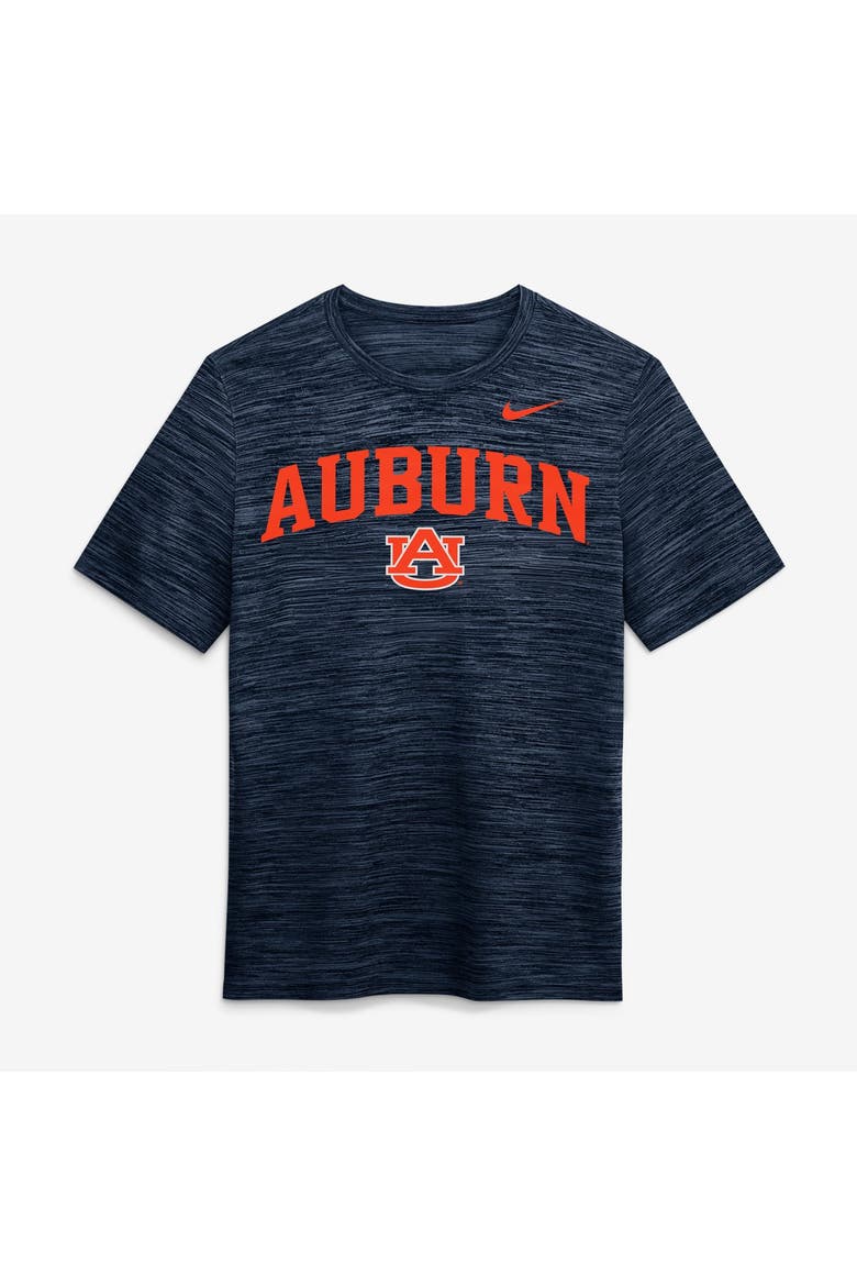 Men's Nike  Navy Auburn Tigers Primetime Arch Logo Velocity Dri-FIT T-Shirt, Main, color, Navy