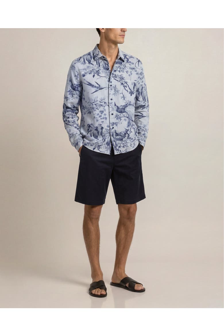 Grasmoor Relaxed Fit Long Sleeve Shirt, Main, color, AERO BLUE