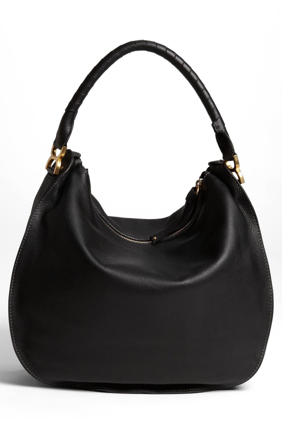 Chloé 'Marcie - Large' Leather Hobo, Alternate, color, 