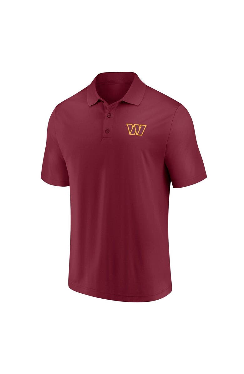 FANATICS Men's Fanatics Branded Burgundy/Gold Washington Commanders Dueling Two-Pack Polo Set, Alternate, color,