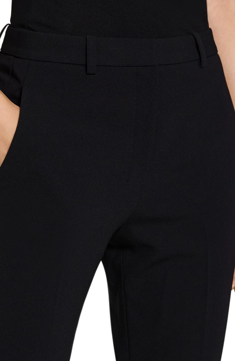 Theory Slim Fit Flare Trousers, Alternate, color, Black