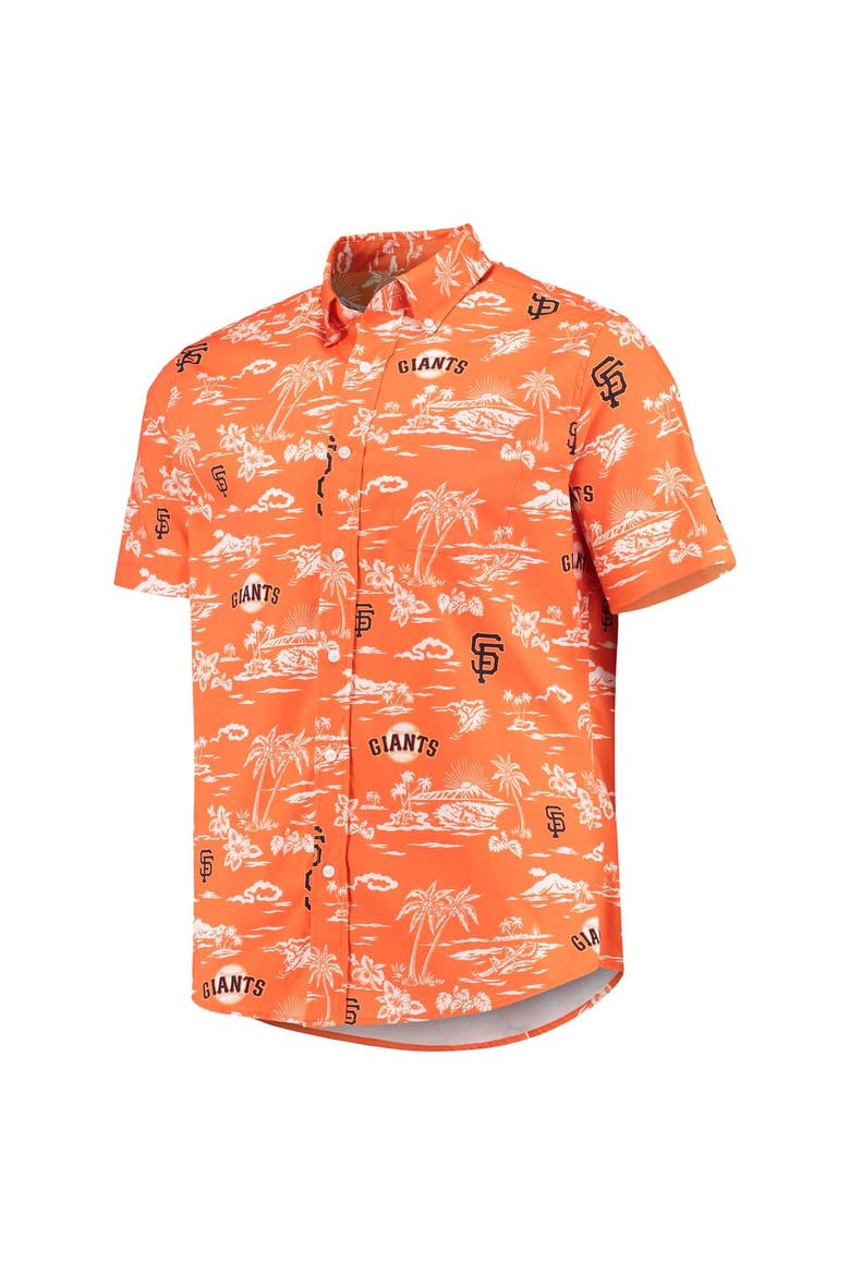 Men's Reyn Spooner Orange San Francisco Giants Kekai Button-Down Shirt, Alternate, color, Orange