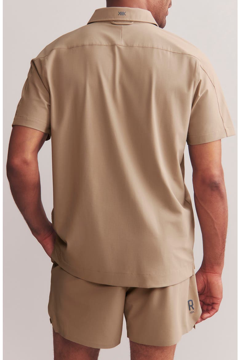 Invictus Ripstop Button-Up Shirt, Alternate, color, TAUPE BROWN