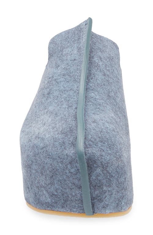 Jw Anderson 75mm Platform Clogs In Blue