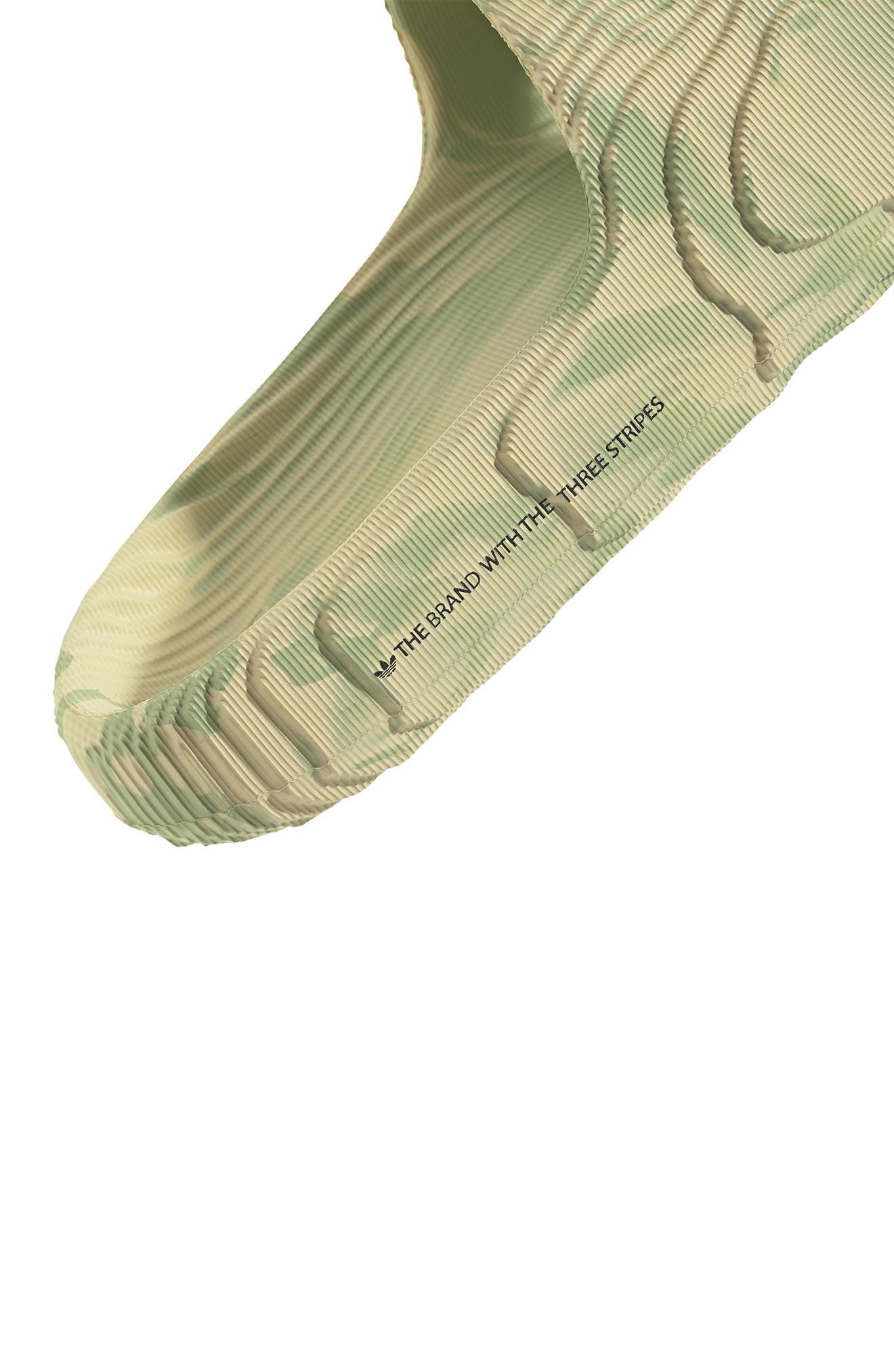 Adilette Comfort Slide Sandal, Alternate, color, GREEN MULTI