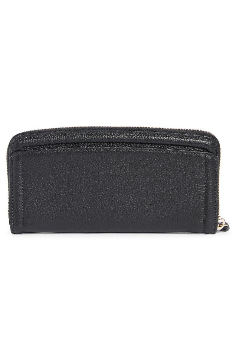 Kate Spade New York slim continental wallet, Alternate, color, Black