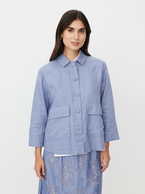 MaJurelle Linen Overshirt