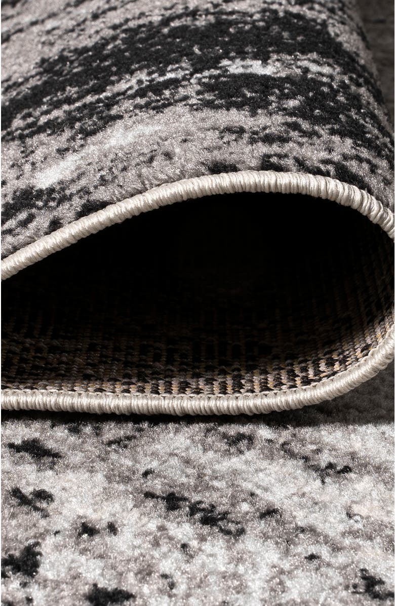 JONATHAN Y Storm Modern Abstract Area Rug, Alternate, color, Gray/Cream