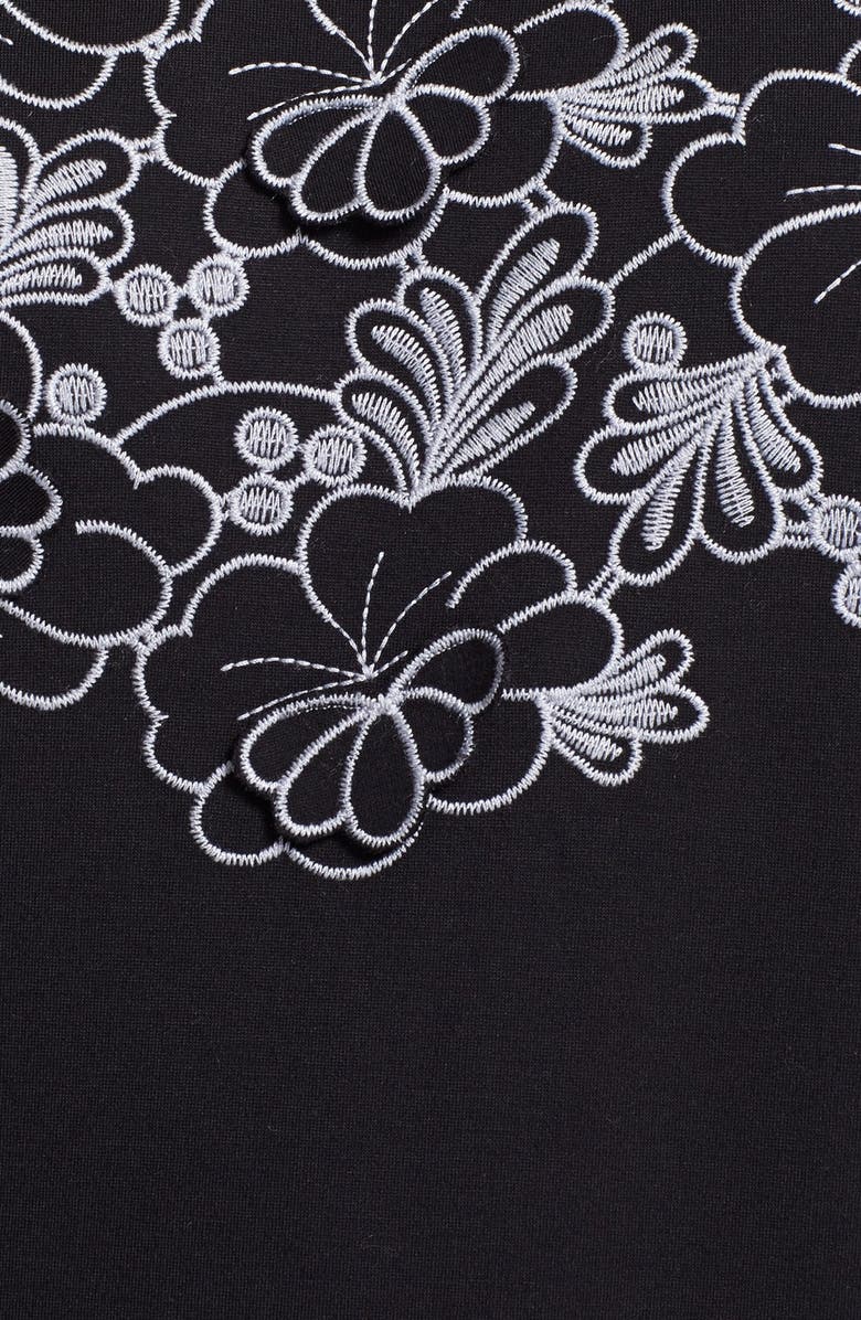 Tibi 'Blossom' Embroidered Cutout Detail Top, Alternate, color,