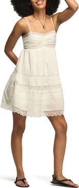 Lucky Brand Lace Trim Minidress