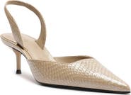 Schutz Paola Mid Slingback Pointed Toe Pump