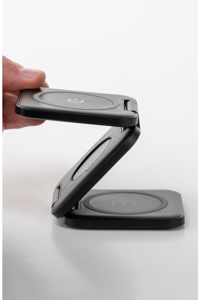 3-in-1 Wireless Portable Charger, Alternate, color, BLACK