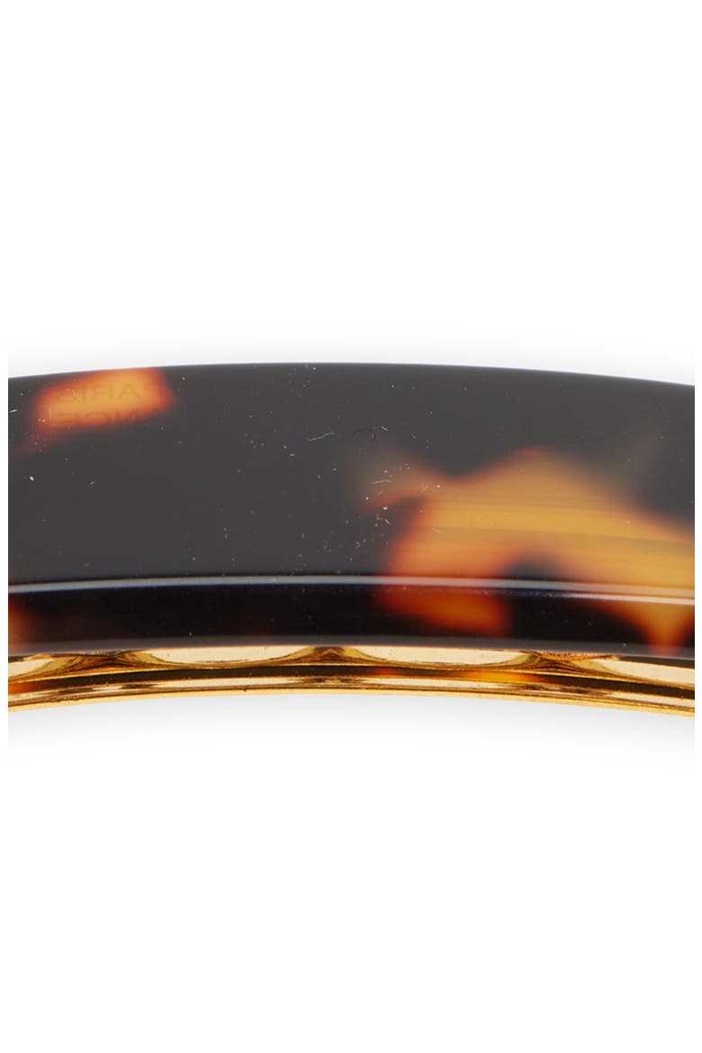 Solferino acetate hair clip barette, Alternate, color, TORTOISE