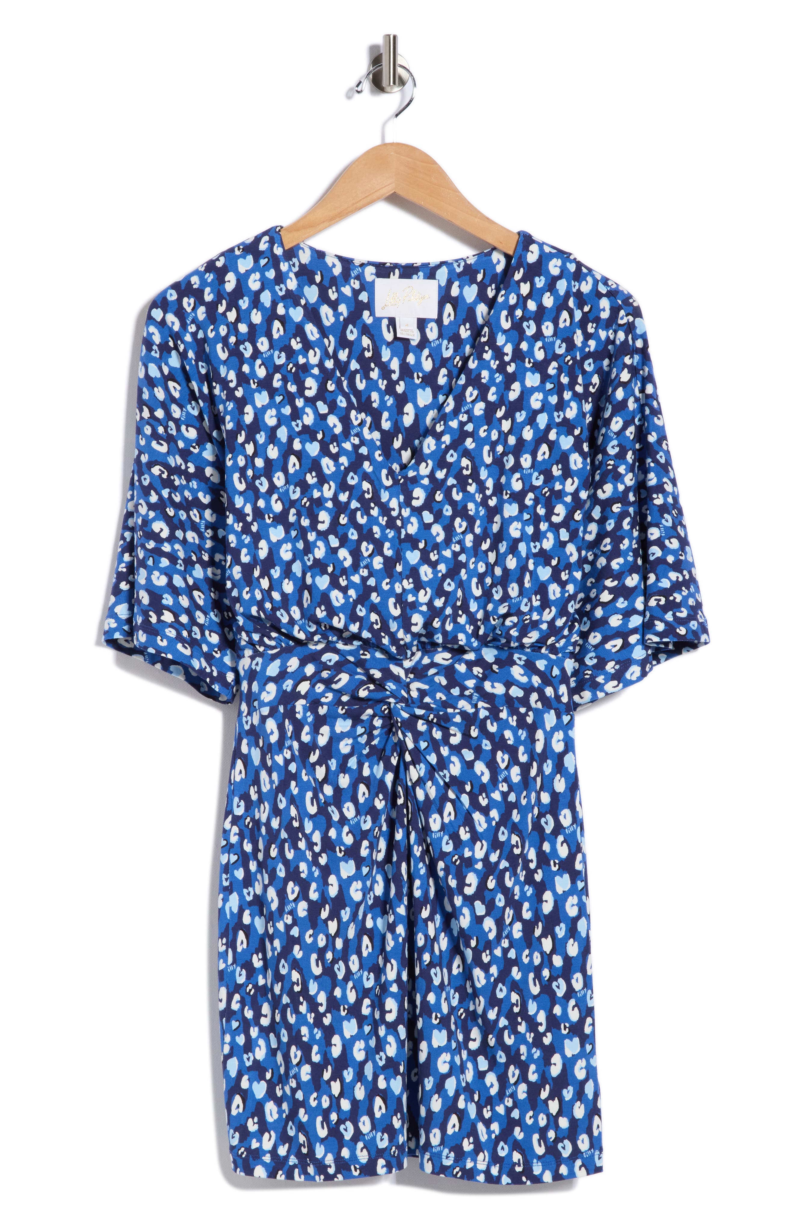 Lilly Pulitzer® Adalyn Dolman Sleeve Twist Front Minidress