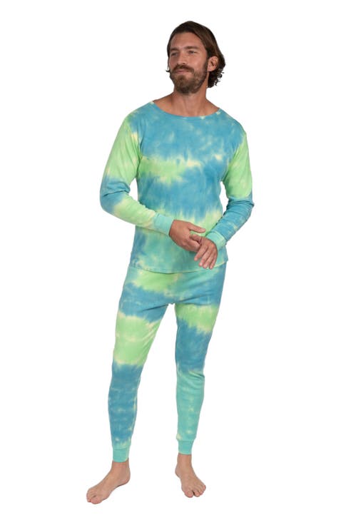 Men
s Cotton Tie Dye Matching Family Pajamas
