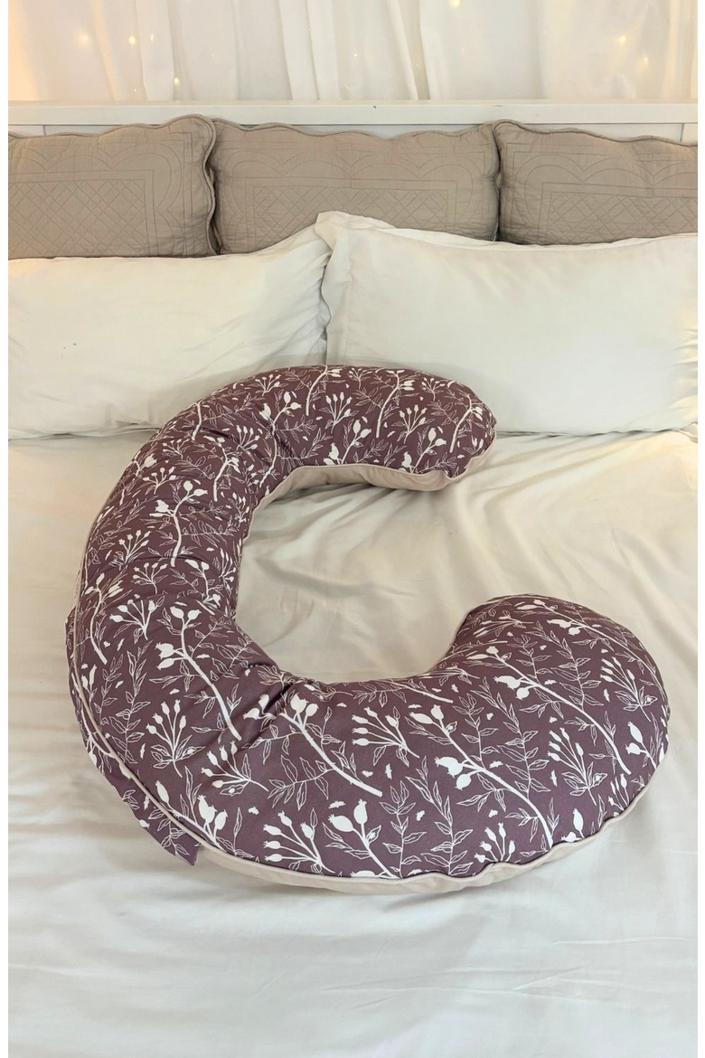 Pregnancy Pillow, Alternate, color, Rosehip
