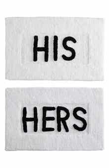 Jean Pierre New York His & Hers 2-Piece Bath Mat Set