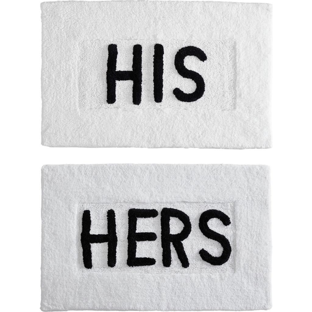 Jean Pierre New York His & Hers 2-piece Bath Mat Set