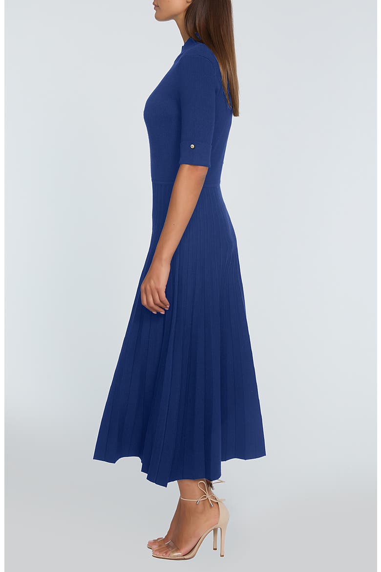 The Kamala Midi Sweater Dress, Alternate, color, DAPHNE BLUE