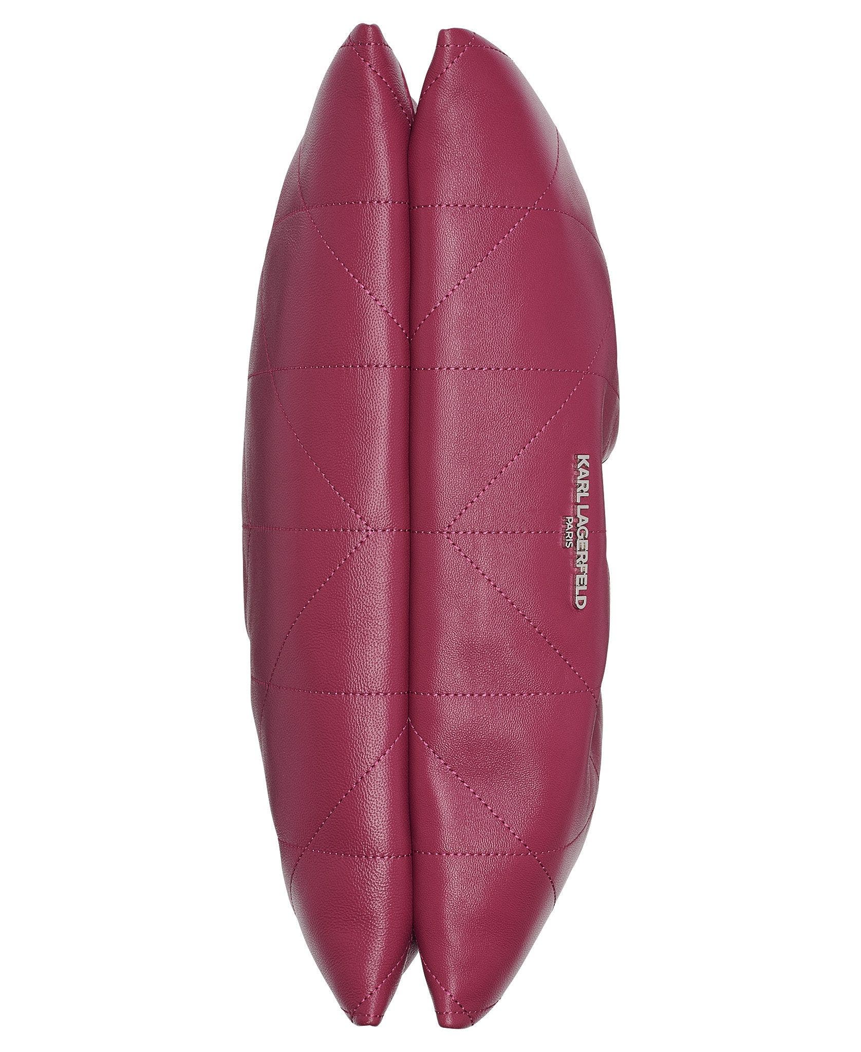 Amandine Leather Shoulder Bag, Alternate, color, Currant
