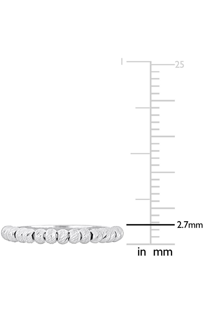 Julianna B. Beaded Ball Design Ring 14k Gold, Alternate, color, 14K White Gold