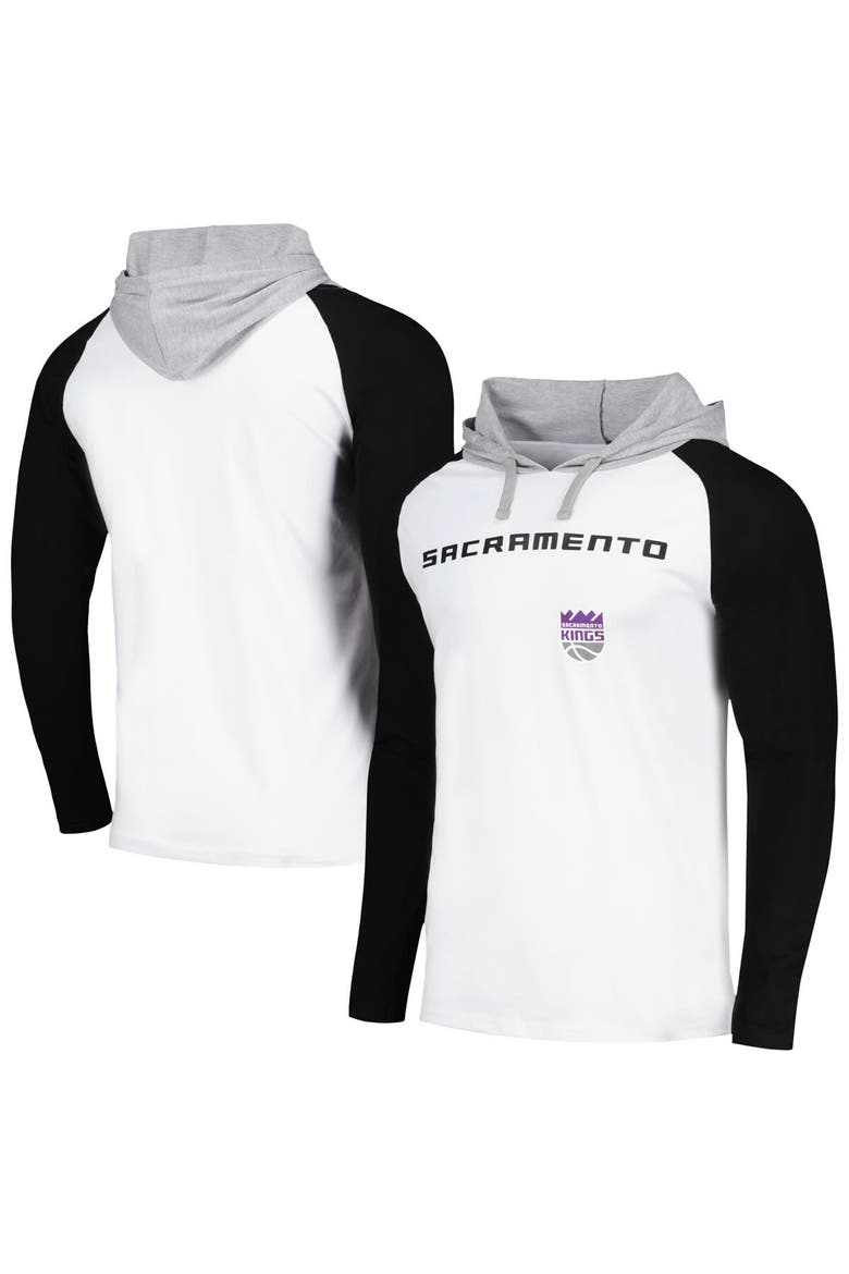 Unisex Stadium Essentials White Sacramento Kings Terrace Long Sleeve Hooded T-Shirt, Alternate, color, White