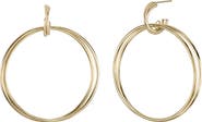 Bony Levy 14K Gold Drop Hoop Earrings (Online Trunk Show)